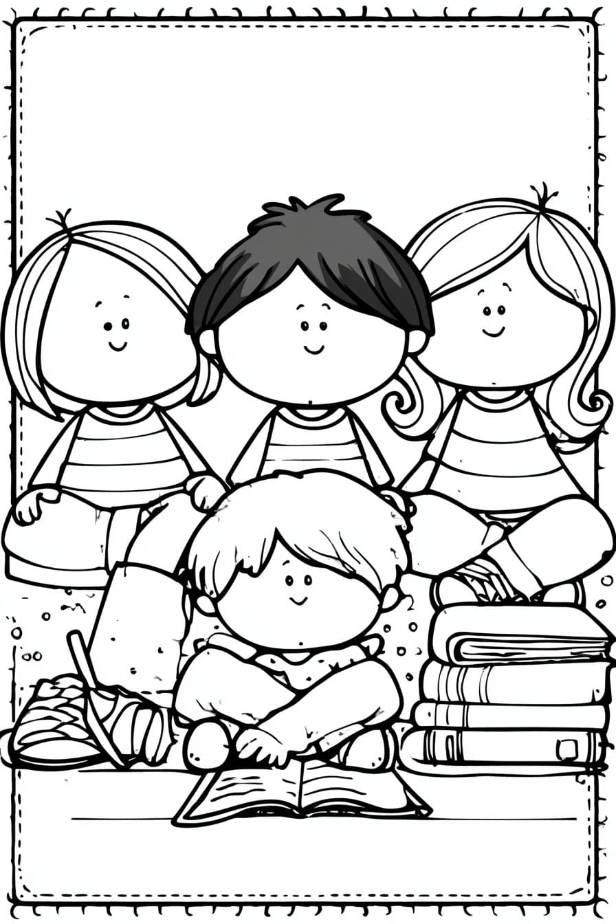 back to school printable coloring pages