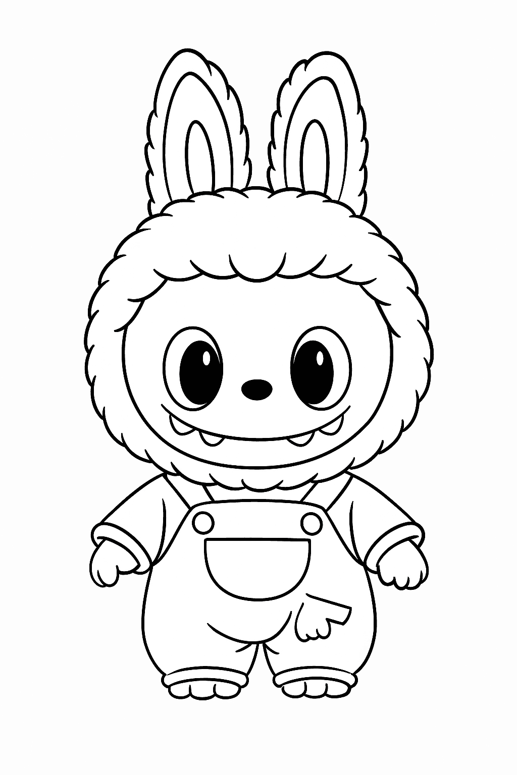 Labubu printable coloring pages
