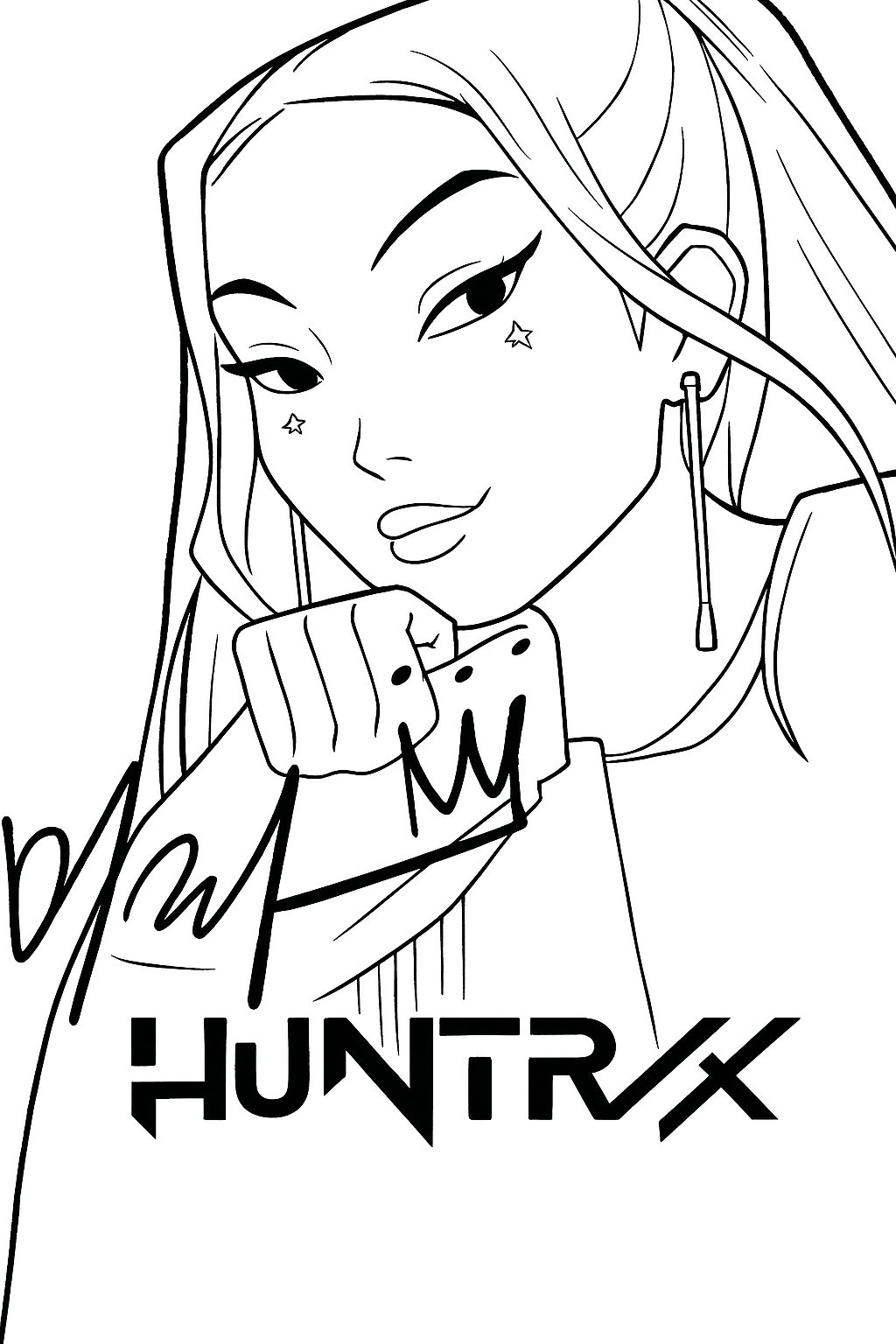 Mira Huntrix coloring pages theme - Free printable mira huntrix coloring sheets collection