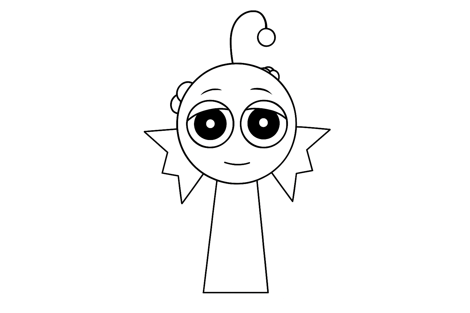 Easy Sprunki coloring pages theme - Free printable easy sprunki coloring sheets collection