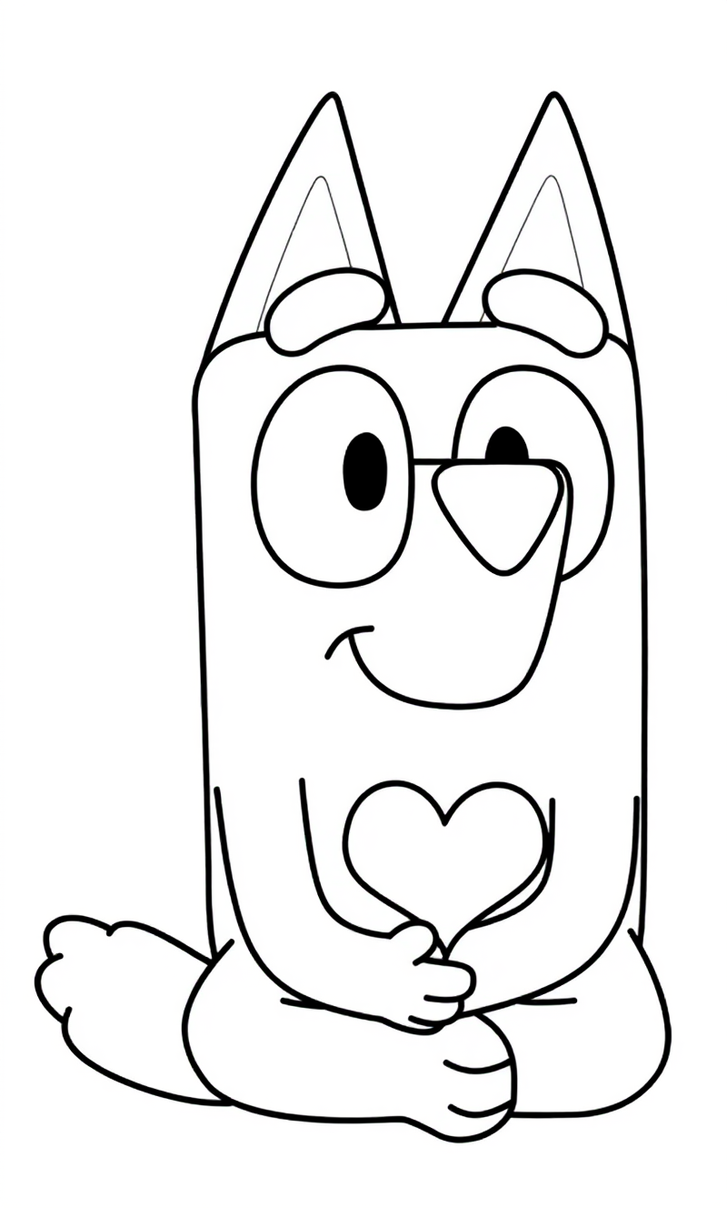bluey coloring pages coloring pages theme - Free printable bluey coloring pages coloring sheets collection