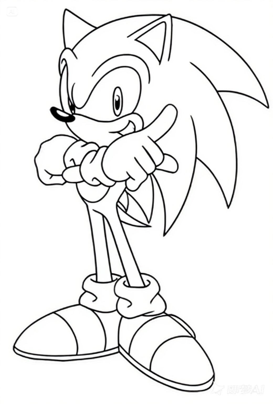Sonic coloring pages theme - Free printable sonic coloring sheets collection